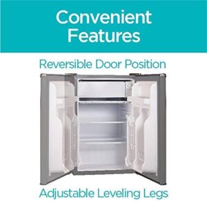 BLACK+DECKER BCRK25V 2.5 Cu. Ft. Energy Star Refrigerator with Freezer - Compact, Efficient, and Affordable