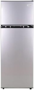 Frigidaire EFR749_AMZ Retro Refrigerator Silver Black with Freezer  