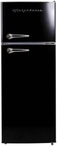 Frigidaire EFR786-BLACK Retro Refrigerator with 7.5 Cu Ft Capacity, Black Color