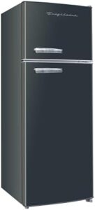 Frigidaire EFR753-BLACK Retro Apartment Size Refrigerator with Adjustable Shelves and Ample Storage