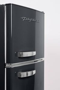 Frigidaire EFR753-BLACK Retro Apartment Size Refrigerator with Adjustable Shelves and Ample Storage