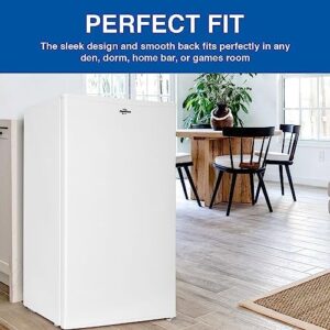 Koolatron Compact Refrigerator with Freezer - Retro Mini Fridge for Bedrooms, Offices, Dorms, and Beverages