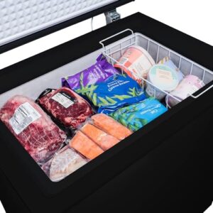 Newair 5 Cu. Ft. Mini Deep Chest Freezer and Refrigerator in Black with Digital Temperature Control