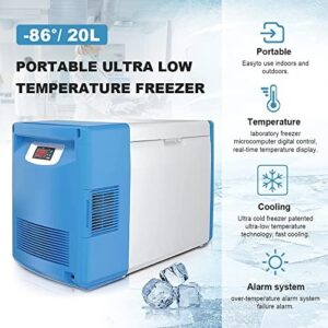 LABFENG -86°20L portable ultra low temperature freezer for laboratory sample storage