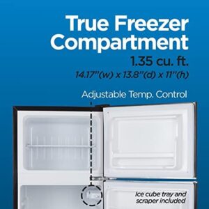 Commercial Cool CCRRD45HB 4.5 Cu. Ft Freezer in black with vintage design