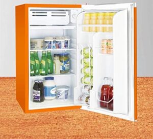 Arctic Chef Mini Refrigerator-Freezer with Adjustable Thermostat and Reversible Doors