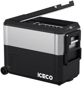 ICECO JP50 Pro Portable Refrigerator with Secop Compressor, 51.7 Quart, Multi-directional Lid, for Camping, Outdoor, and Car Use