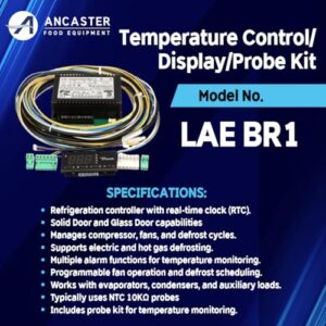 Temperature Control/Display/Probe Kit, LAE BR1 for commercial freezer and refrigerator  