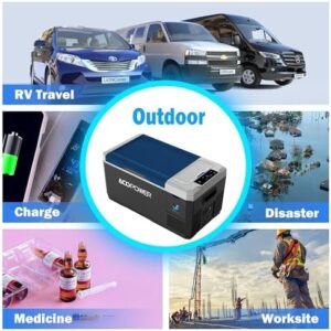 ACOPOWER LiON Mini Car Fridge Freezer 19 Quarts, compact portable fridge for cars, energy-efficient cooling solution
