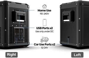 ICECO VL90 ProD Portable Refrigerator – Ideal for Home and Car Use with Dual Zone and Multi-Directional Lid