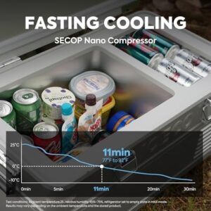 ICECO APL20 12 Volt Car Refrigerator - Portable Fridge for Camping, RV, Truck, and Boat