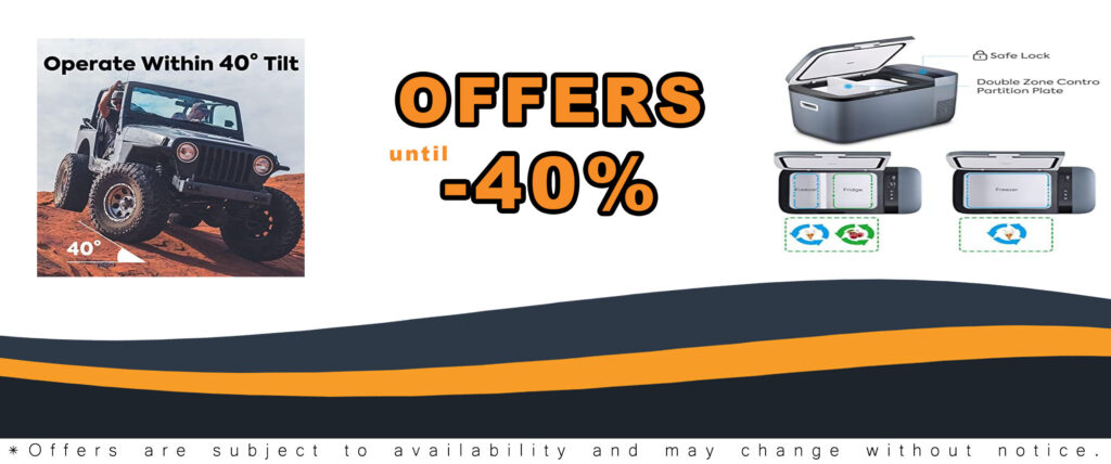 ICECO GO20 Portable Refrigerator in a gray color, designed for efficient cooling with SECOP Compressor