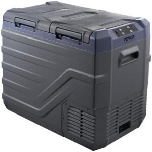 VEVOR Car Refrigerator, 42.3QT Dual Zone Portable Freezer for Camping, RV, and Road Trips