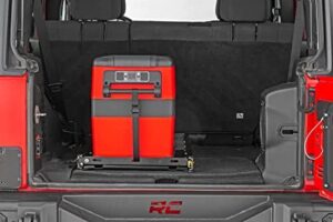 Rough Country Cooler Sliding Tray for 45 L Portable Refrigerator/Freezer - 99021 in use