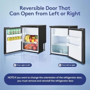 BODEGACOOLER 12 Volt Refrigerator, RV Fridge Freezer, and Travel Cooler
