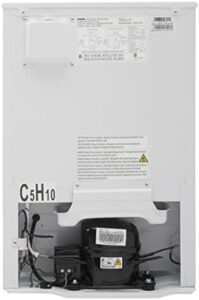 Danby Designer 2.6 Cu.Ft. Mini Fridge, Compact Countertop Refrigerator for Bedroom, Office, Bar, E-Star Rated