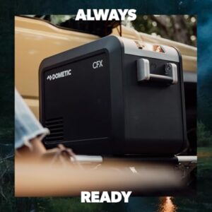 DOMETIC CFX3 Portable Refrigerator and Freezer with Ice Maker, AC/DC, and Solar Power