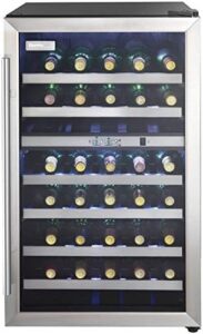 Danby DWC114BLSDD Designer Dual Zone Wine Cooler in Stainless Steel
