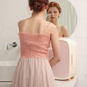 IKER Beauty Mini Fridge - Compact Refrigerator for Skincare and Makeup Storage