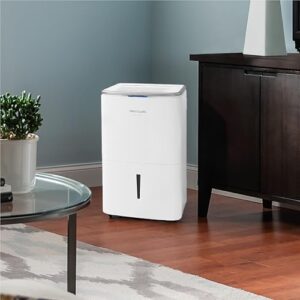 Frigidaire FGAC5044W1 Portable 50 Pint Dehumidifier with Wi-Fi, White, and Energy Star Certification