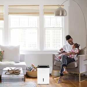 Frigidaire FFAP5033W1 Portable Dehumidifier with Built-In Pump for High Humidity Areas