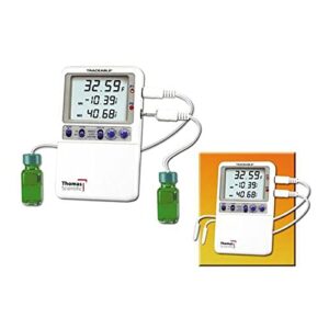 Thomas Traceable Hi-Accuracy Refrigerator Thermometer with 2 Bottle Probes