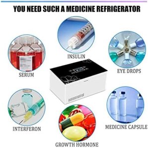 Mini Insulin Refrigerated Box – Portable Medicine Cooler Refrigerator for Travel