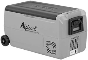Alpicool T36 Dual Temperature Control 12 Volt Refrigerator 38 Quart Portable Car Fridge Freezer for Camping and Travel  