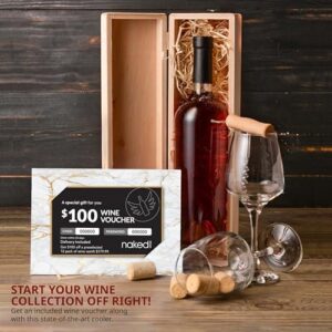 Ivation 12 Bottle Wine Cooler with Digital Display and Glass Door