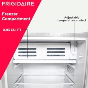 Frigidaire EFR376 Retro Bar Fridge in Moonbeam - Compact and Stylish with Side Bottle Opener