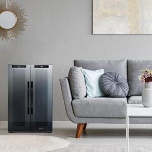 Luma® Shadowᵀᴹ Series Wine Cooler Refrigerator with Mirrored Glass Door