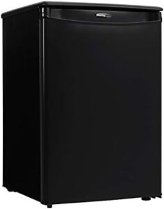 Danby DAR026A1BDD-6 2.6 Cu.Ft. Mini Fridge, Compact and Energy Efficient Refrigerator for Bedroom, Office, or Bar