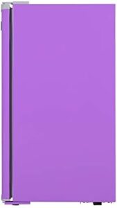 RCA RFR321-PURPLE 3.2 Cu Ft Compact Fridge in purple color, perfect for small spaces and efficient cooling