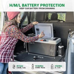 F40C4TMP 12 Volt Refrigerator - Portable Freezer for Camping and Road Trips