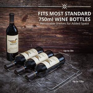 Ivation 12 Bottle Compressor Wine Cooler Refrigerator with Digital Temperature Control
