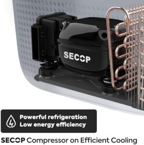 ICECO GO20H Portable Refrigerator in Grey, perfect for camping, road trips, and RV use
