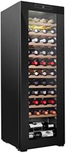 Schmecke 44 Bottle Compressor Wine Cooler Refrigerator for Red, White, and Champagne Wine