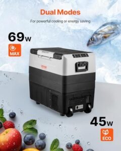 VEVOR Car Refrigerator, 12 Volt Portable Freezer for Outdoor, Camping, and RV