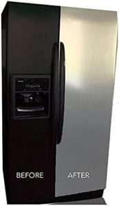 EZ Faux Decor Stainless Steel Refrigerator Door Panel for Kitchen Upgrade