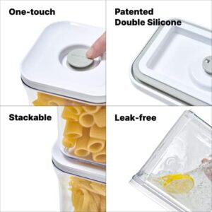 VAKUEN Premium Airtight Food Storage Containers with Smart One-Click Seal Lid and Vacuum Sealer