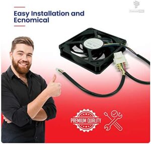 WR60X10358 GE Refrigerator Fan Condenser DC for energy-efficient cooling