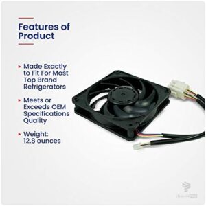 WR60X10358 GE Refrigerator Fan Condenser DC for energy-efficient cooling