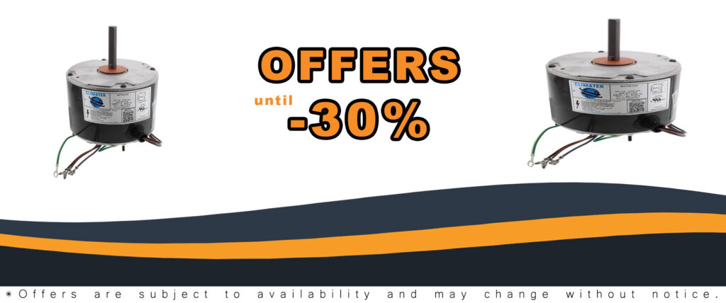 ClimaTek Upgraded 1/4 HP Condenser Fan Motor for Trane American Standard with Discount Code