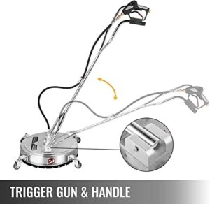 VEVOR Surface Cleaner 18 inch for Pressure Washer with Stainless Steel Rod