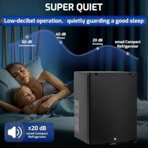 Compact Refrigerator 1.4 Cu Ft Mini Fridge with Lock for Bedroom, Truck, Dorm