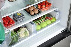 Hamilton Beach HBF1662 French Door Full Size Refrigerator with Freezer Drawer in Stainless Steel