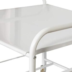 Fridge Stand Supreme - Drawer Organization with White Frame and Black Drawers