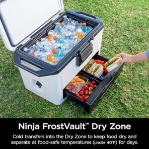 Ninja FB151WH FrostVault 50qt Hard Cooler in Cloud White  
