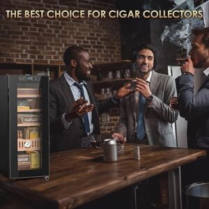 Electric Cigar Humidor with precise temperature and humidity control for optimal cigar storage
