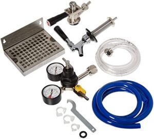 Kegco Deluxe Door Mount Kegerator Kit with CO2 Tank and Tap Conversion